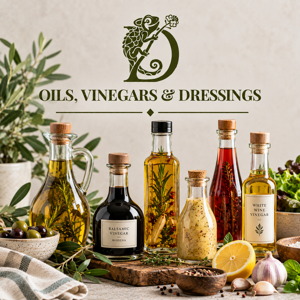 Oils, Vinegars & Dressings