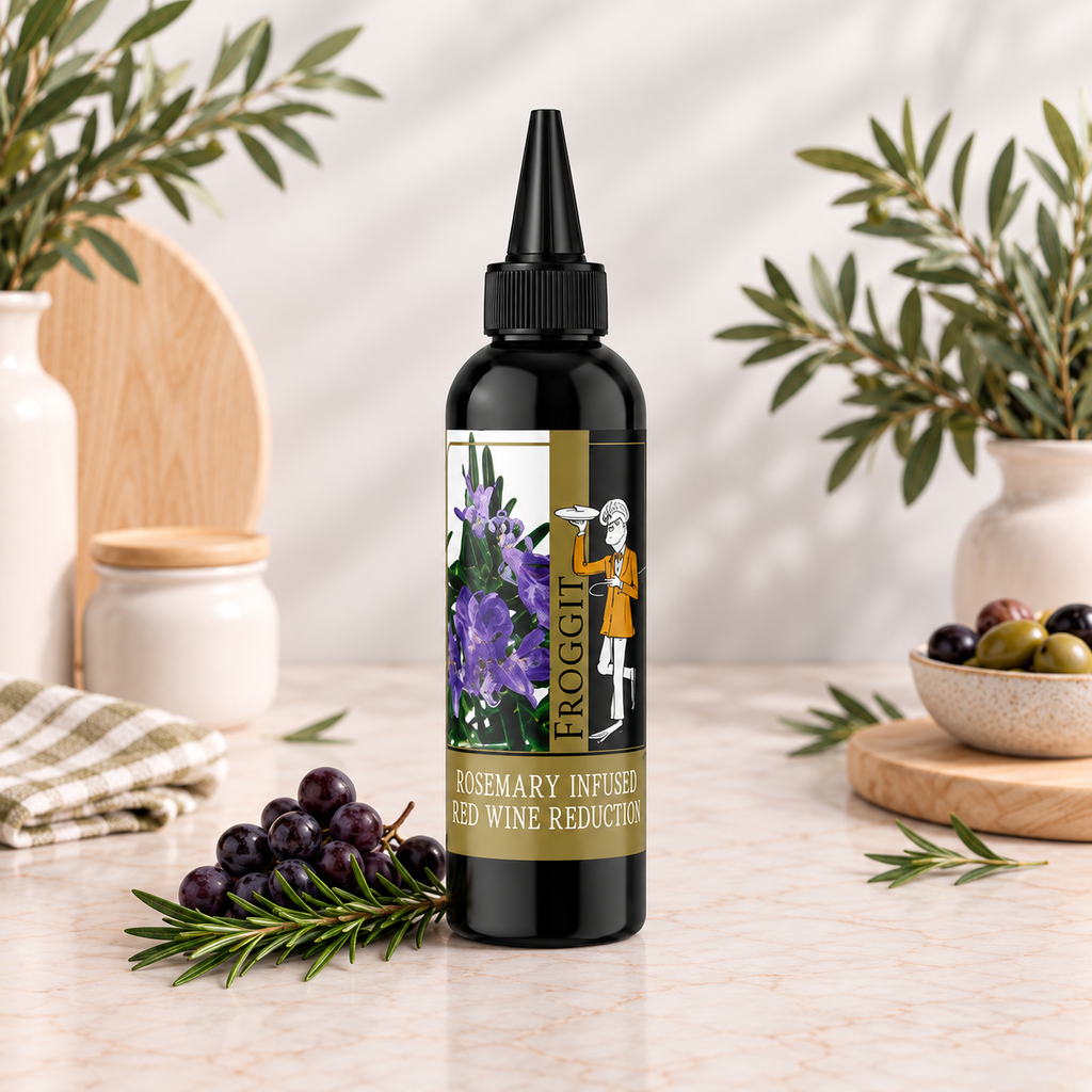 Rosemary Infused Red Wine Reduction