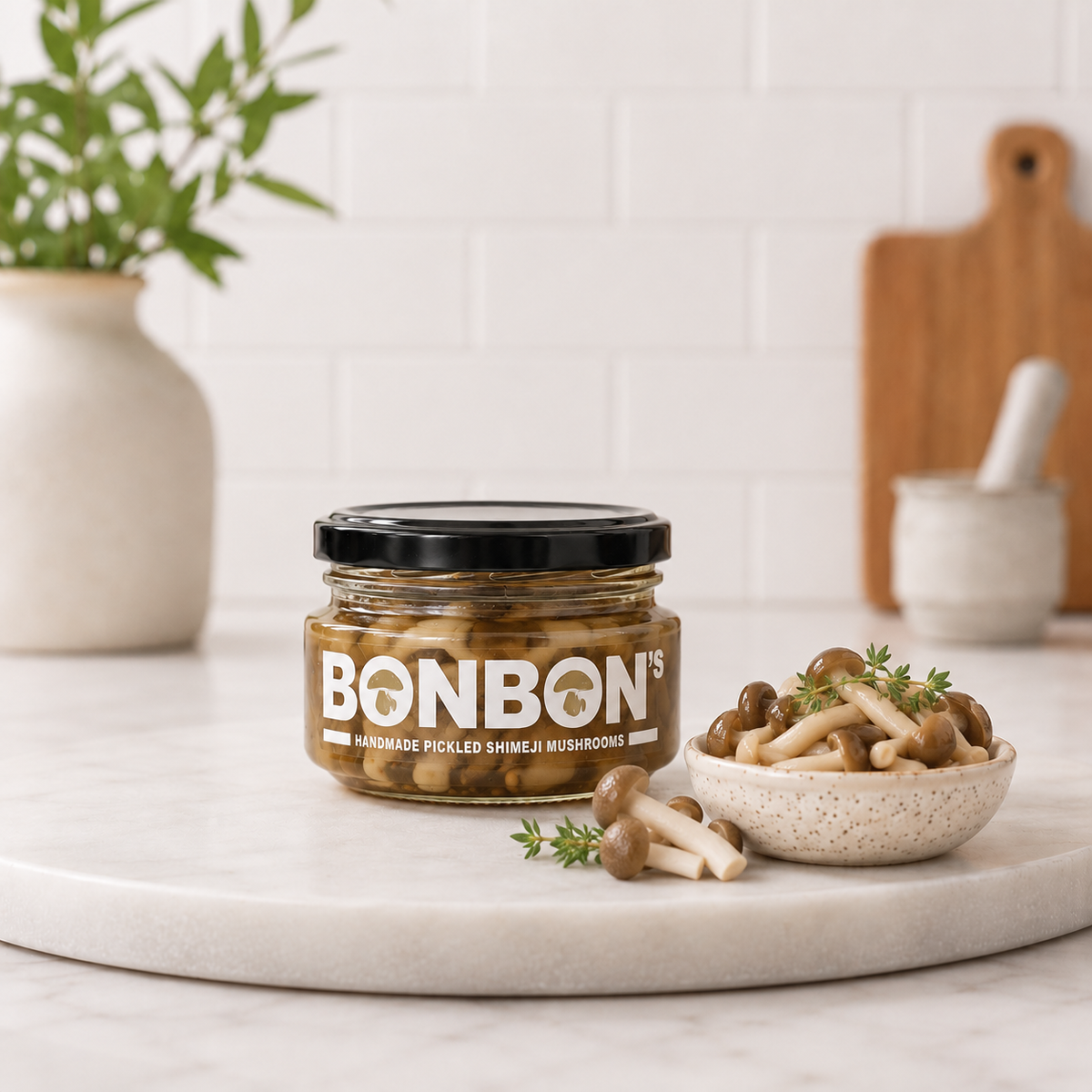 Bon Bon's - Pickled Shimeji Mushrooms
